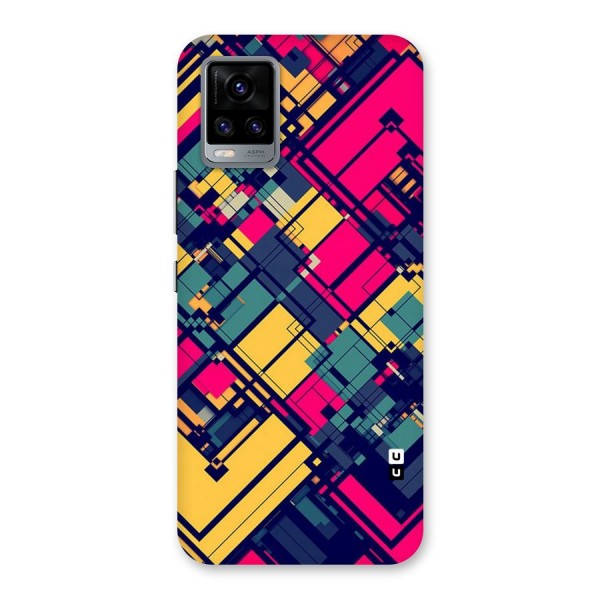 Classic Abstract Coloured Back Case for Vivo V20