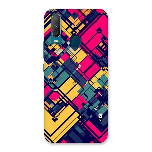 Classic Abstract Coloured Back Case for Vivo Y15