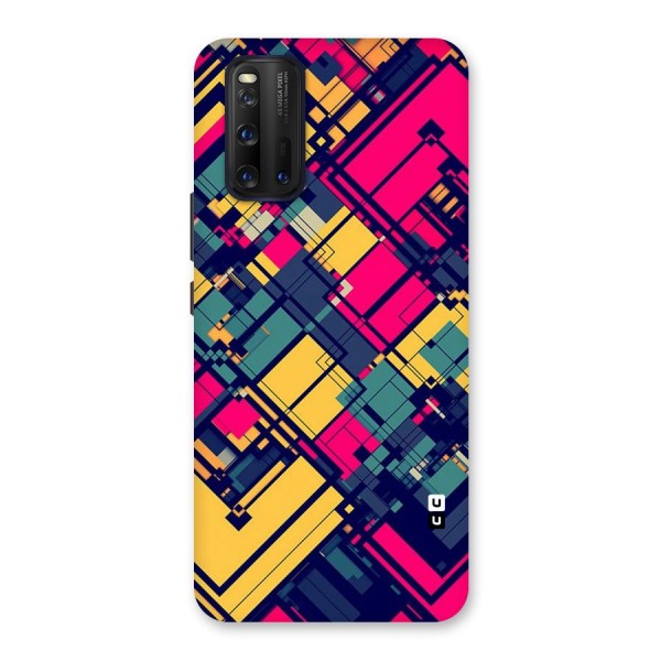 Classic Abstract Coloured Back Case for Vivo iQOO 3