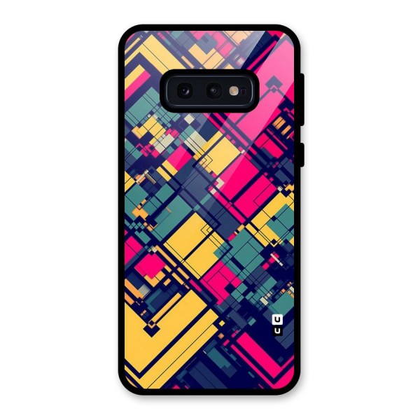 Classic Abstract Coloured Glass Back Case for Galaxy S10e