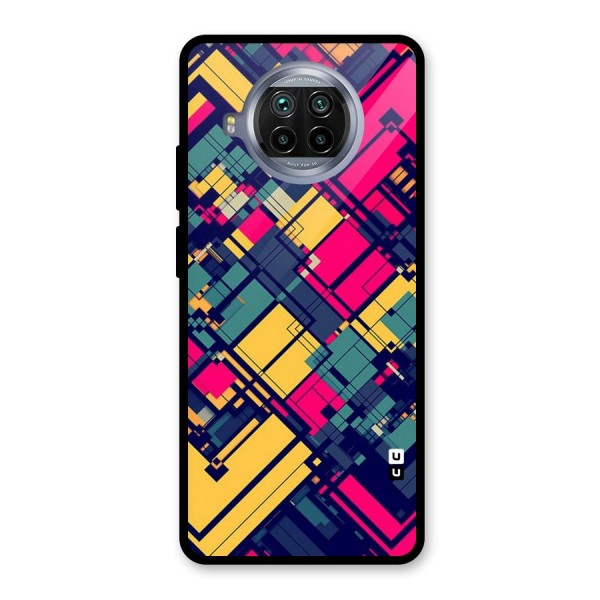 Classic Abstract Coloured Glass Back Case for Mi 10i