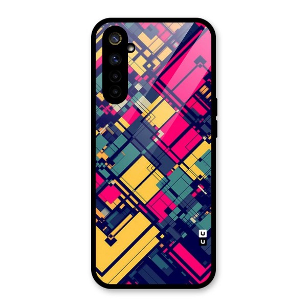 Classic Abstract Coloured Glass Back Case for Realme 6