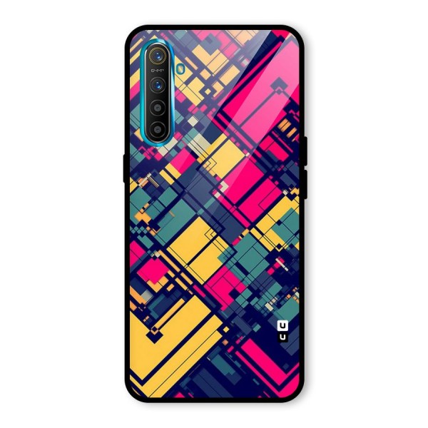 Classic Abstract Coloured Glass Back Case for Realme XT