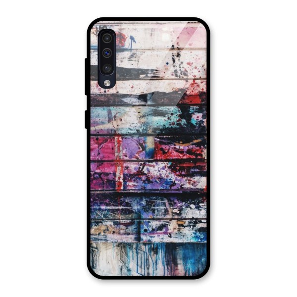 Classic Art Splash Glass Back Case for Galaxy A50s