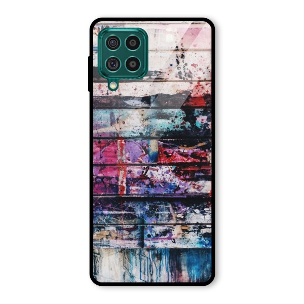 Classic Art Splash Glass Back Case for Galaxy F62