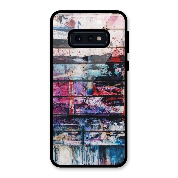 Classic Art Splash Glass Back Case for Galaxy S10e