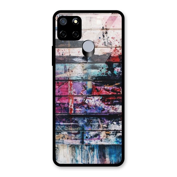 Classic Art Splash Glass Back Case for Realme C12