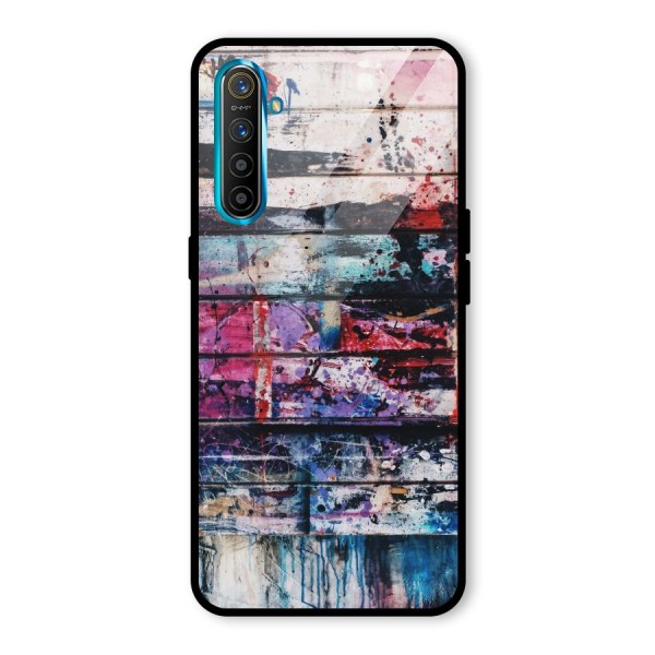 Classic Art Splash Glass Back Case for Realme XT