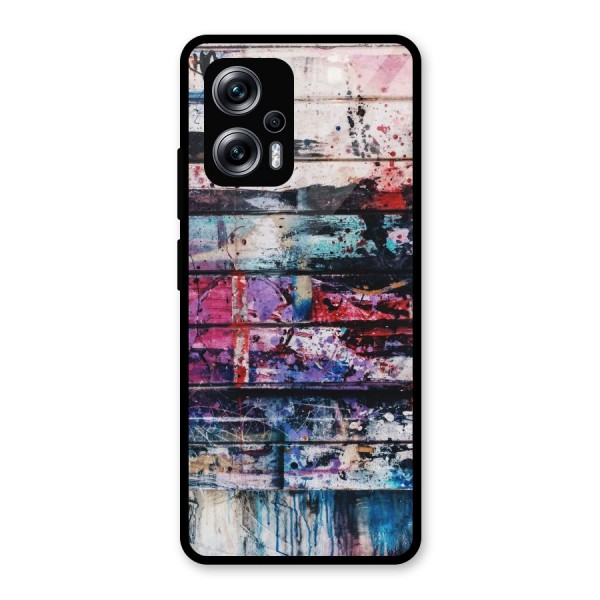 Classic Art Splash Glass Back Case for Redmi K50i