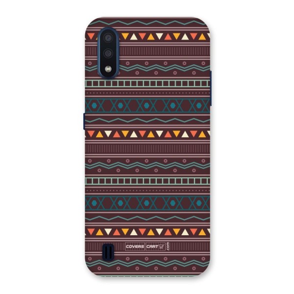 Classic Aztec Pattern Back Case for Galaxy M01