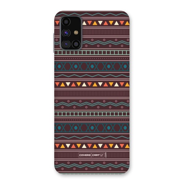 Classic Aztec Pattern Back Case for Galaxy M31s