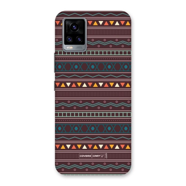 Classic Aztec Pattern Back Case for Vivo V20