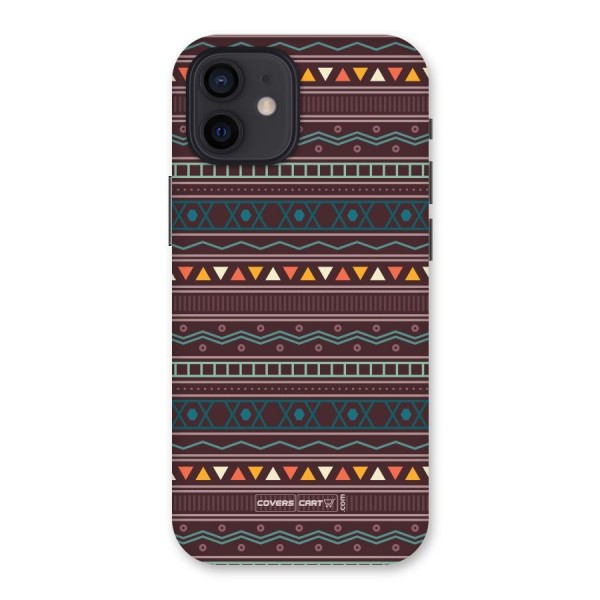 Classic Aztec Pattern Back Case for iPhone 12