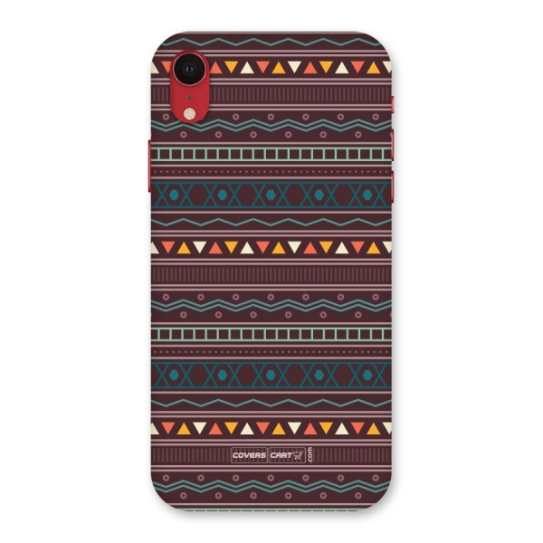 Classic Aztec Pattern Back Case for iPhone XR