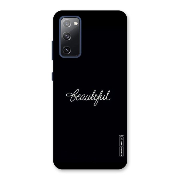 Classic Beautiful Back Case for Galaxy S20 FE