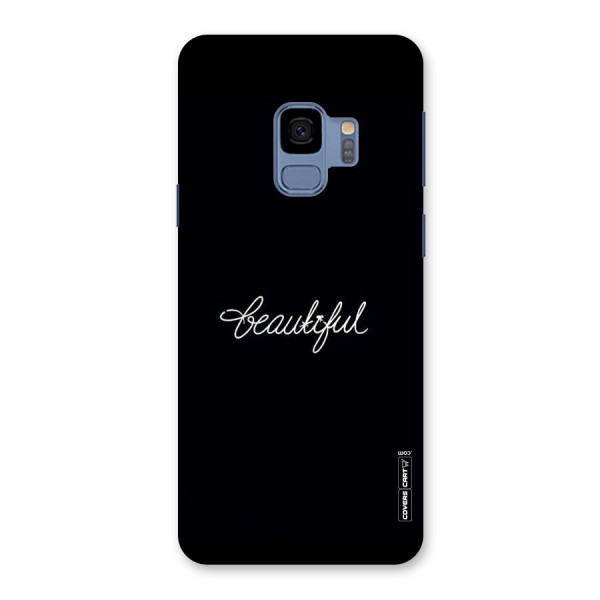 Classic Beautiful Back Case for Galaxy S9