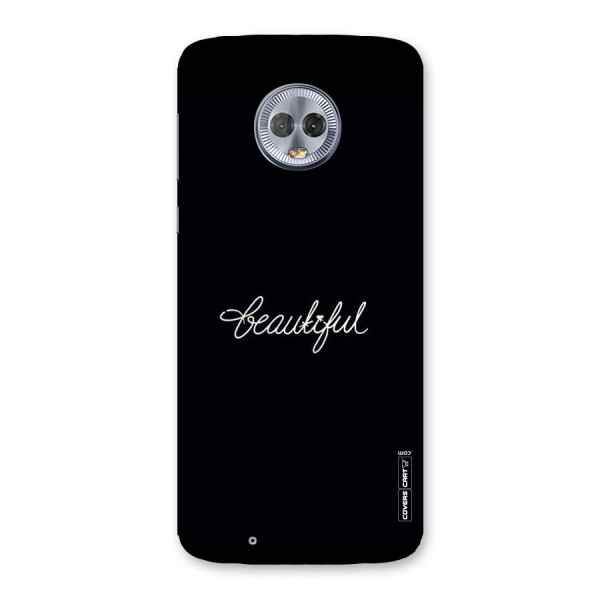 Classic Beautiful Back Case for Moto G6