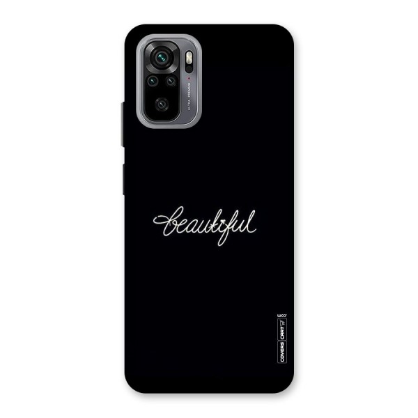 Classic Beautiful Back Case for Redmi Note 10