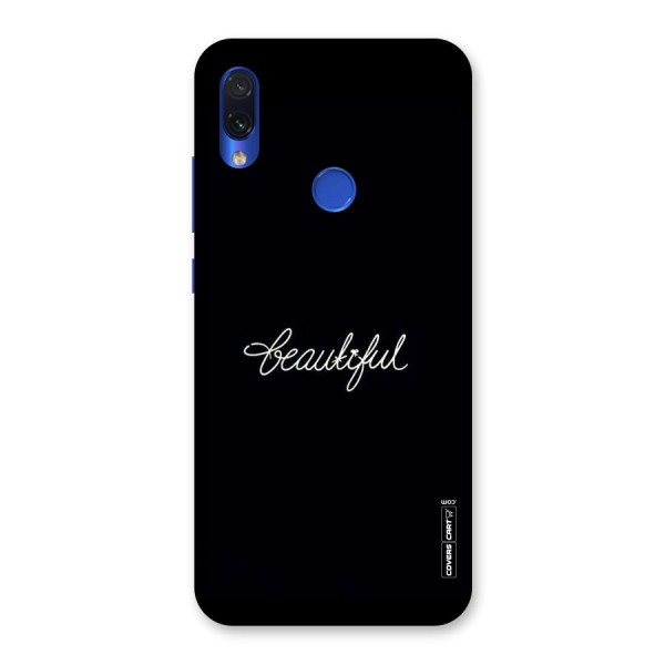 Classic Beautiful Back Case for Redmi Note 7