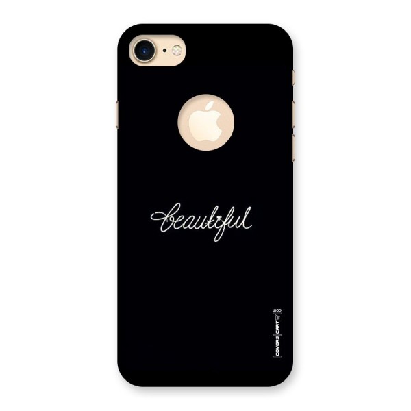 Classic Beautiful Back Case for iPhone 8 Logo Cut