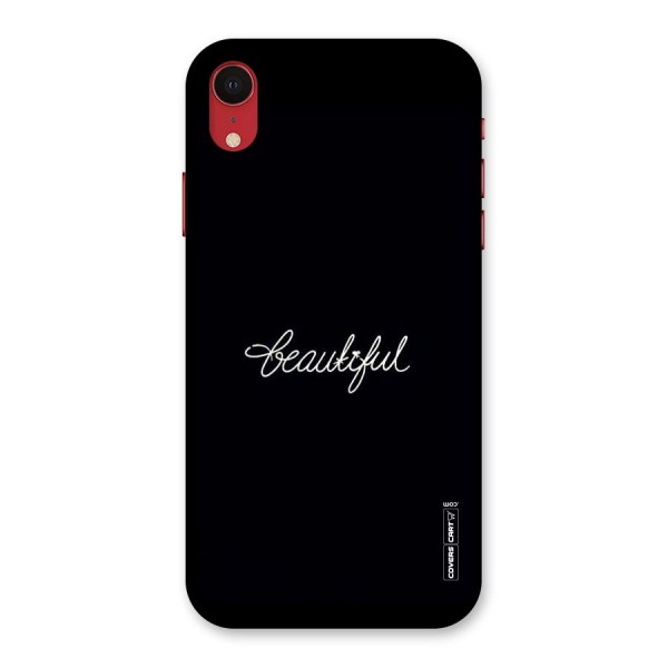 Classic Beautiful Back Case for iPhone XR