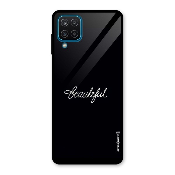 Classic Beautiful Glass Back Case for Galaxy A12