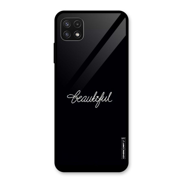 Classic Beautiful Glass Back Case for Galaxy A22 5G