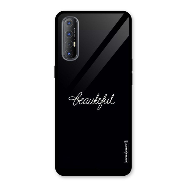 Classic Beautiful Glass Back Case for Oppo Reno3 Pro