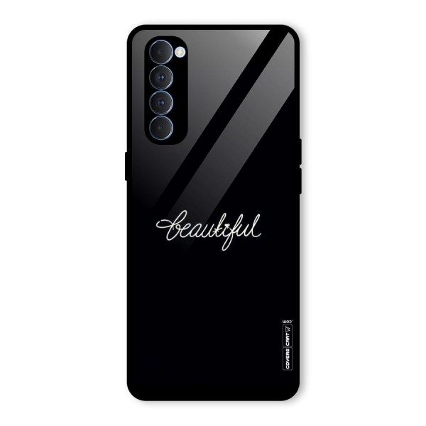 Classic Beautiful Glass Back Case for Oppo Reno4 Pro