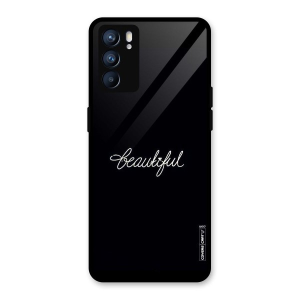 Classic Beautiful Glass Back Case for Oppo Reno6 5G