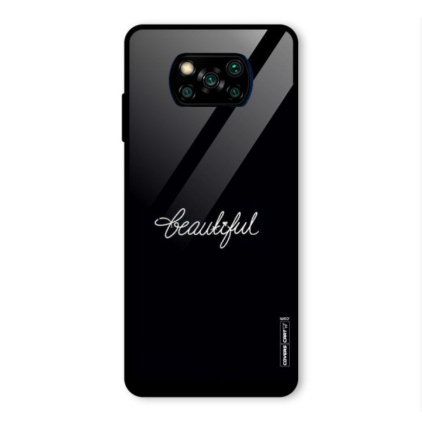 Classic Beautiful Glass Back Case for Poco X3 Pro