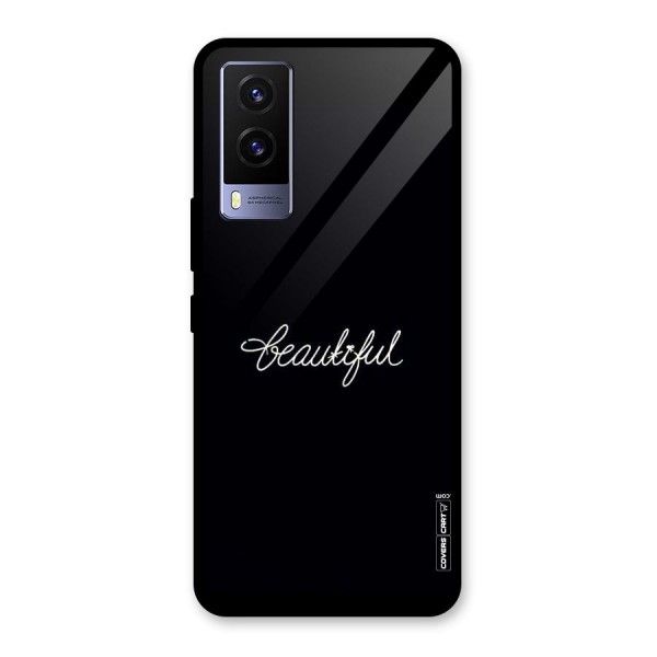 Classic Beautiful Glass Back Case for Vivo V21e 5G