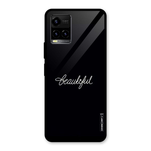 Classic Beautiful Glass Back Case for Vivo Y21G