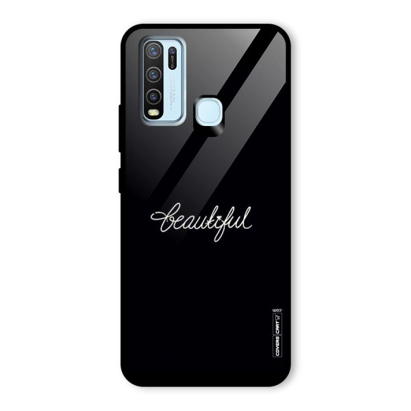 Classic Beautiful Glass Back Case for Vivo Y30