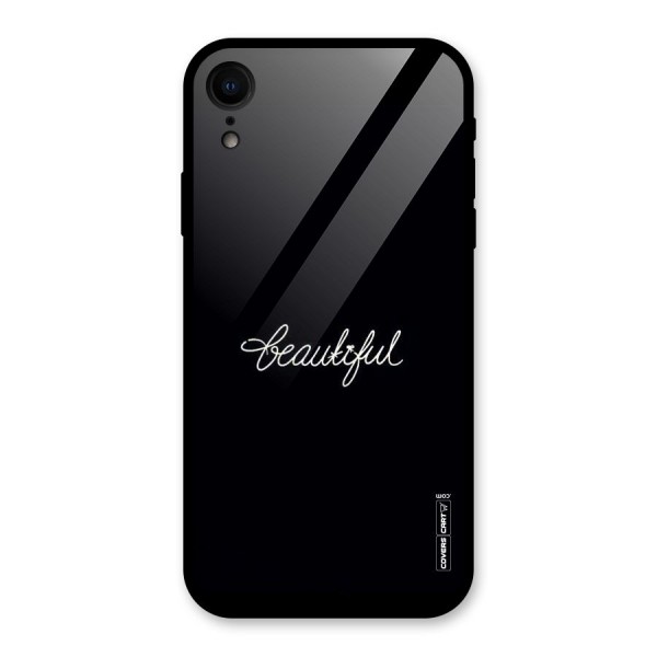 Classic Beautiful Glass Back Case for XR