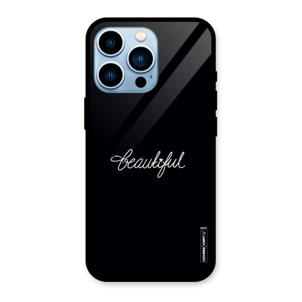 Classic Beautiful Glass Back Case for iPhone 13 Pro