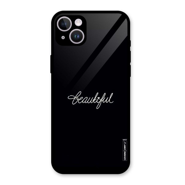 Classic Beautiful Glass Back Case for iPhone 14 Plus