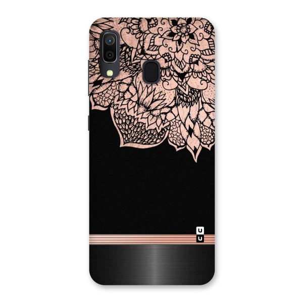 Classic Black Sleak Design Back Case for Galaxy A20