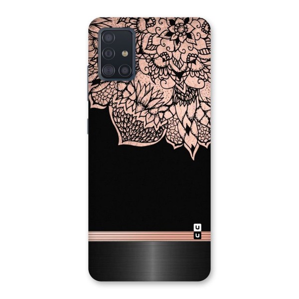 Classic Black Sleak Design Back Case for Galaxy A51