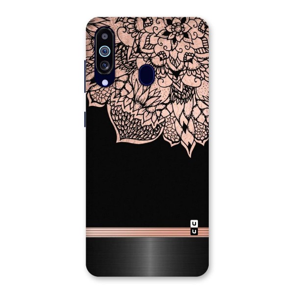 Classic Black Sleak Design Back Case for Galaxy A60