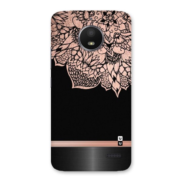 Classic Black Sleak Design Back Case for Moto E4