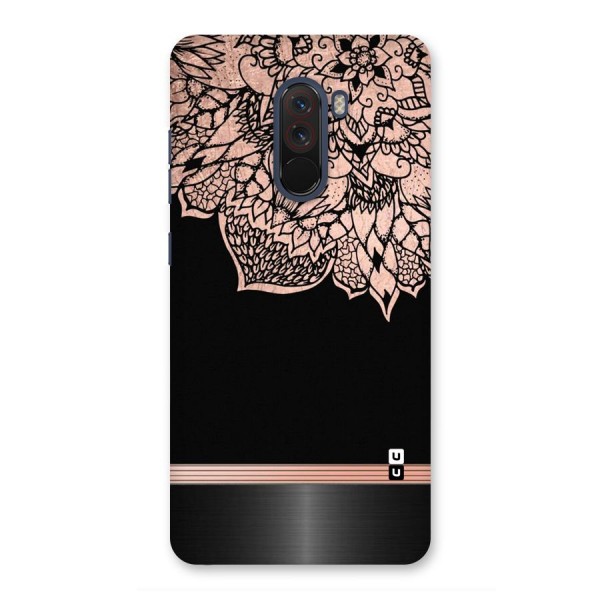 Classic Black Sleak Design Back Case for Poco F1