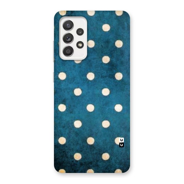 Classic Blue Polka Back Case for Galaxy A52