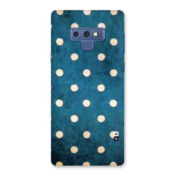 Classic Blue Polka Back Case for Galaxy Note 9