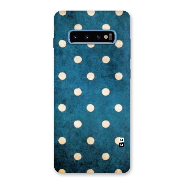 Classic Blue Polka Back Case for Galaxy S10 Plus