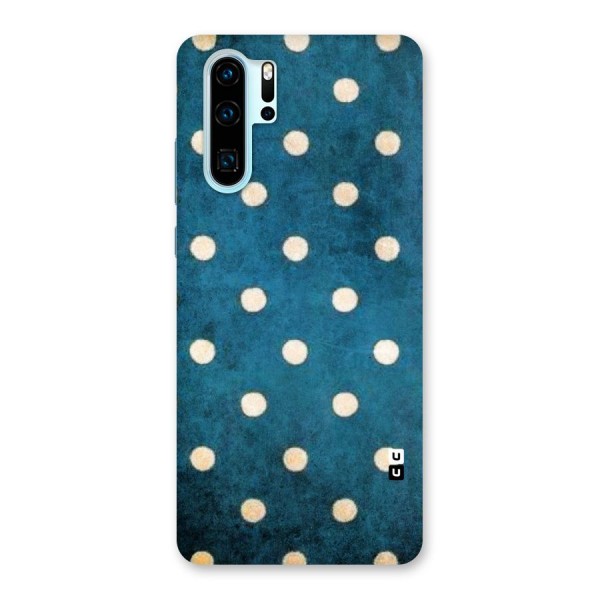 Classic Blue Polka Back Case for Huawei P30 Pro