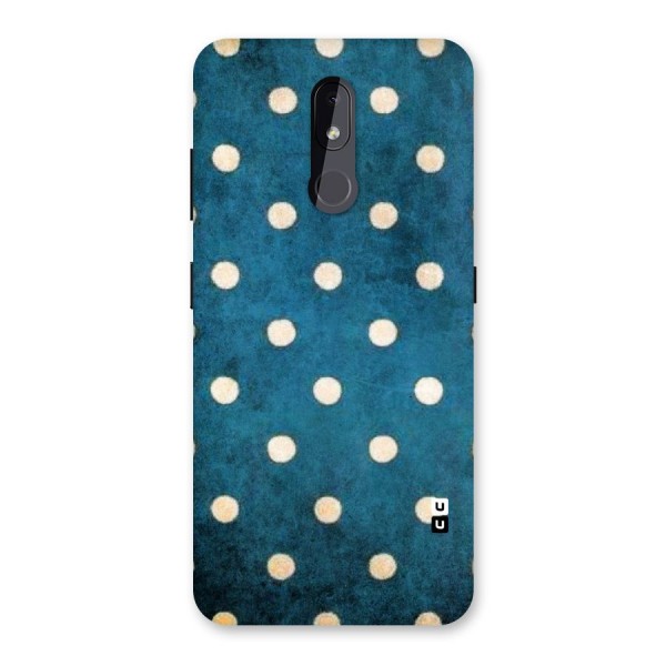 Classic Blue Polka Back Case for Nokia 3.2