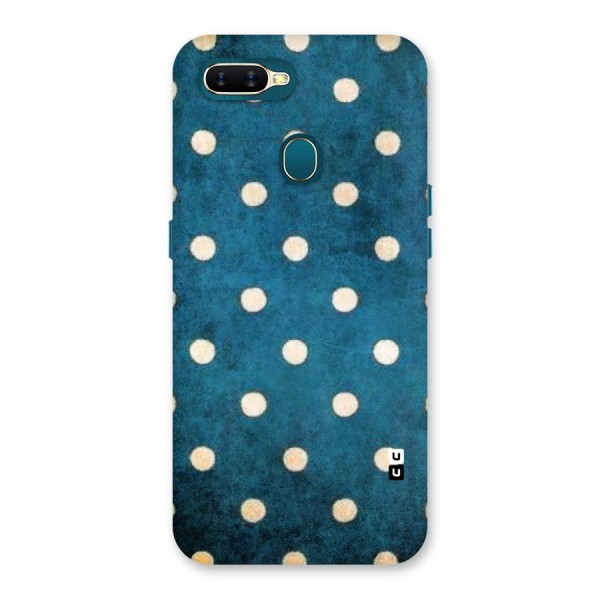 Classic Blue Polka Back Case for Oppo A7