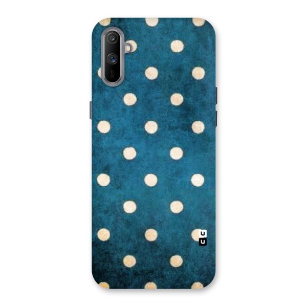 Classic Blue Polka Back Case for Realme C3