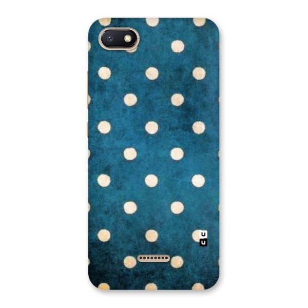 Classic Blue Polka Back Case for Redmi 6A